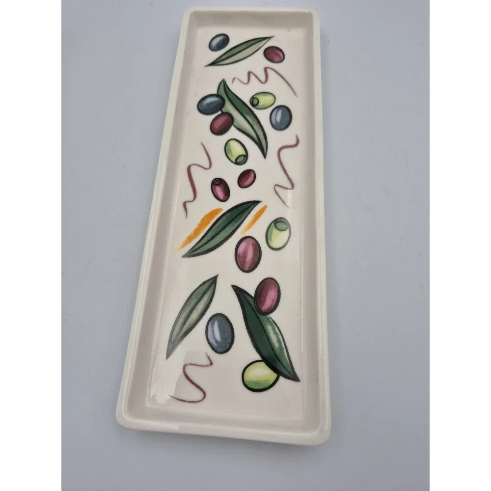 Vintage  Avon Party Crudité Cracker or Bread & Toppings Servers Trays Great Cond